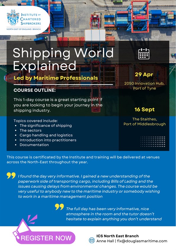 Shipping world explained flyer 2026